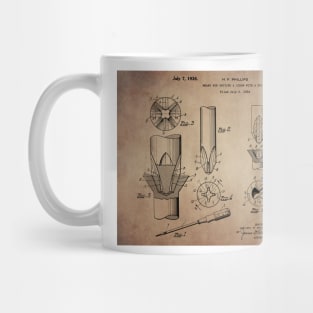 Vintage Patent of Phillip Screw Mug